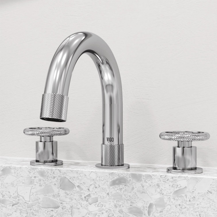 Wythe Chrome 8.5" Widespread Bathroom Faucet with Two Handles