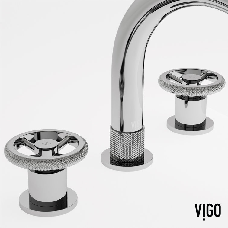 Wythe Chrome 8.5" Widespread Bathroom Faucet with Two Handles