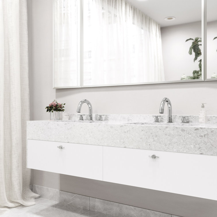 Wythe Chrome 8.5" Widespread Bathroom Faucet with Two Handles