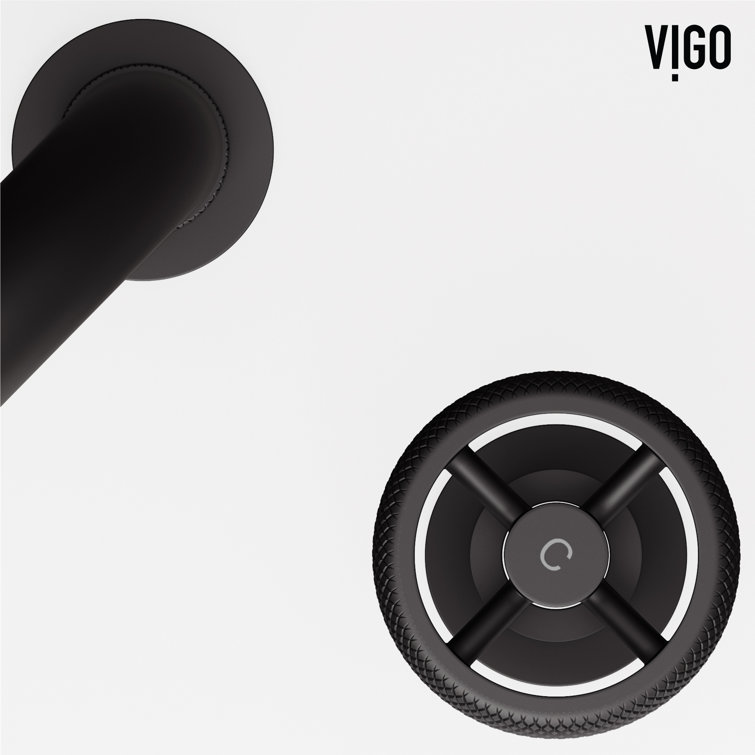 Matte Black Metal Transitional Widespread Bathroom Faucet