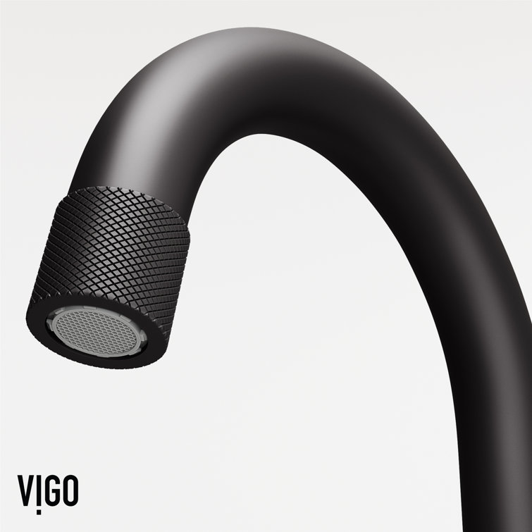 Matte Black Metal Transitional Widespread Bathroom Faucet