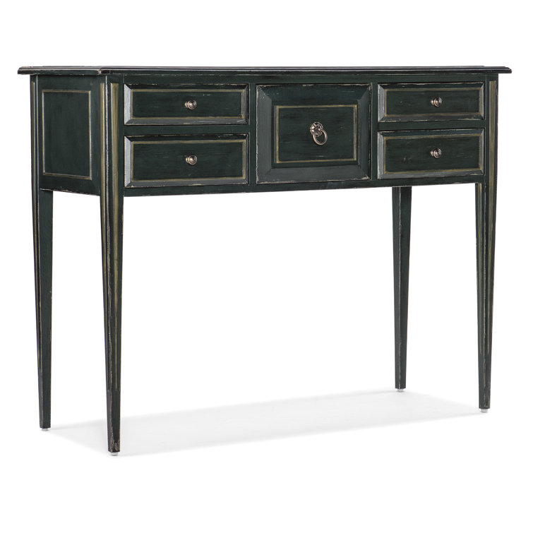 Charleston Green 48'' Rustic Wood Console Table with Storage