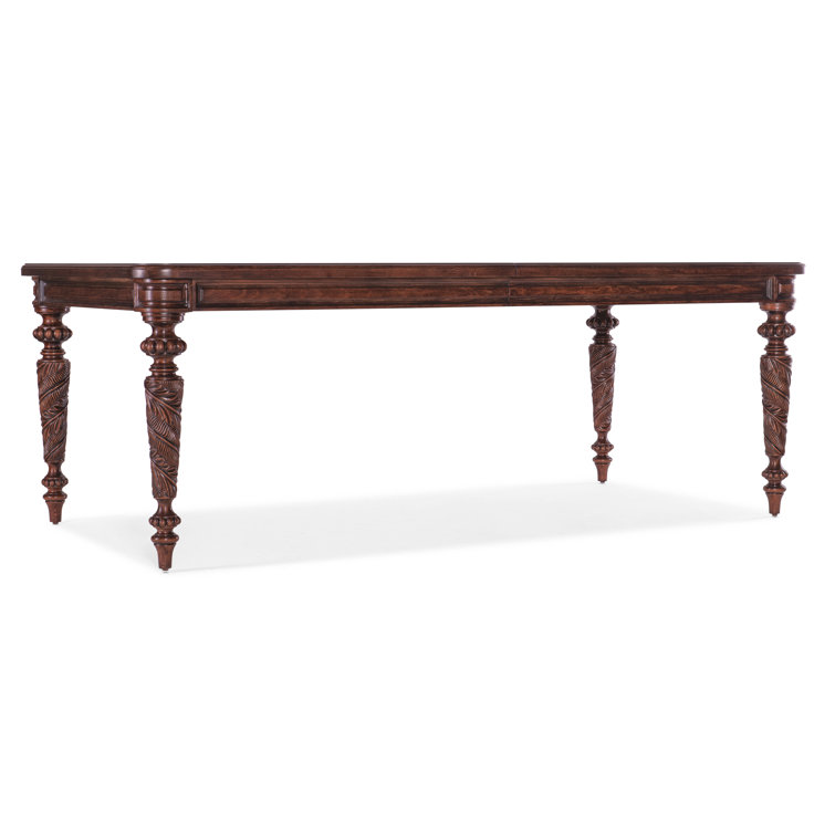 Charleston Maraschino Cherry Extendable Solid Wood Dining Table