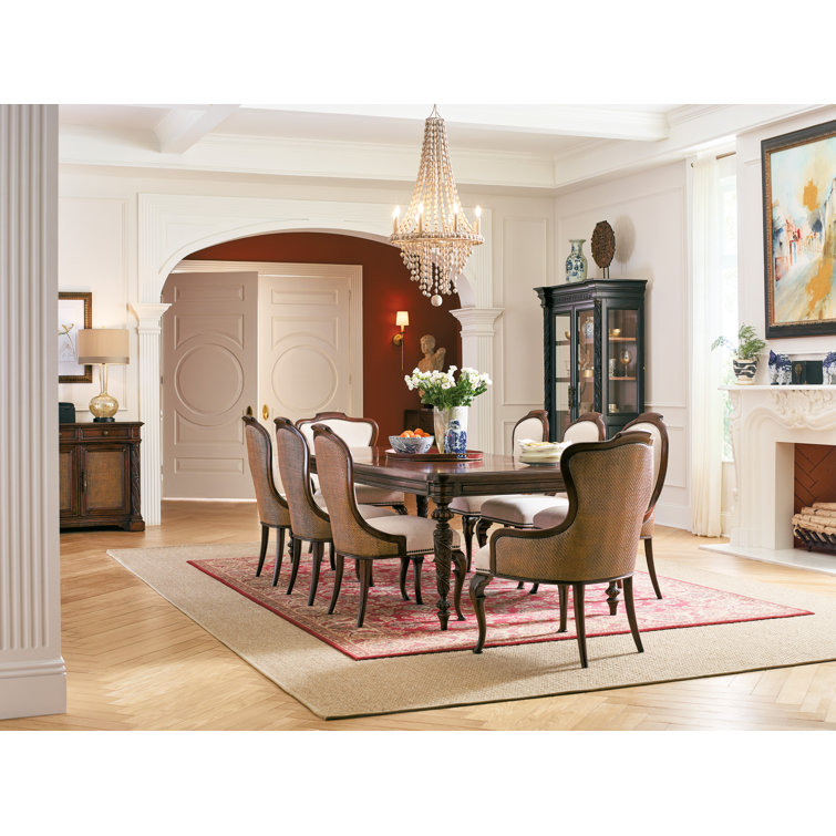 Charleston Maraschino Cherry Extendable Solid Wood Dining Table