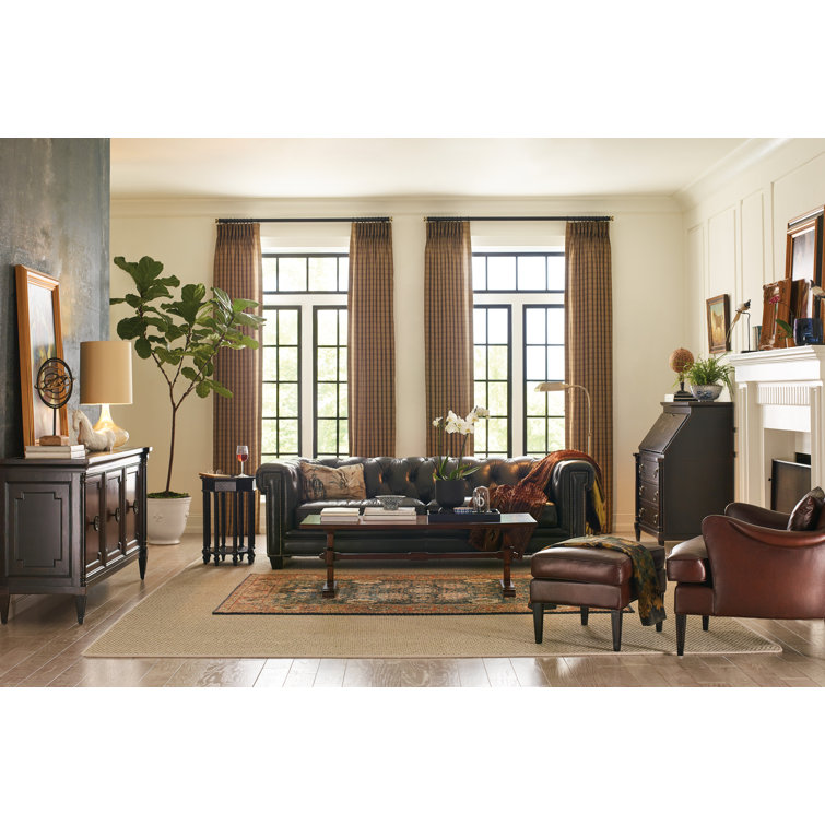 Black Cherry Octagonal Rustic Wood Side Table