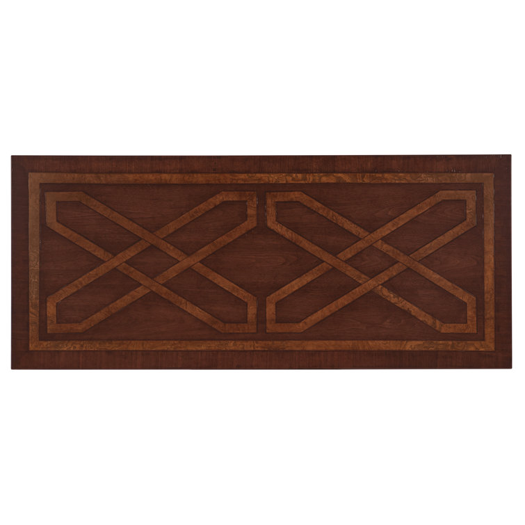 Charleston Brown Walnut Rectangular Coffee Table with Storage