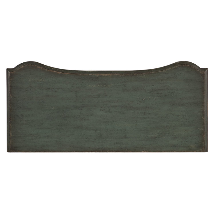 Gullah Green Maple Veneer 3-Drawer Accent Chest
