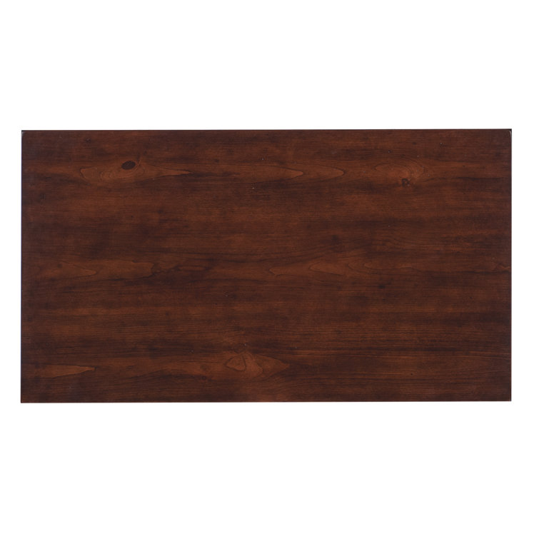 Charleston Brown Cherry Veneer 3-Drawer Nightstand