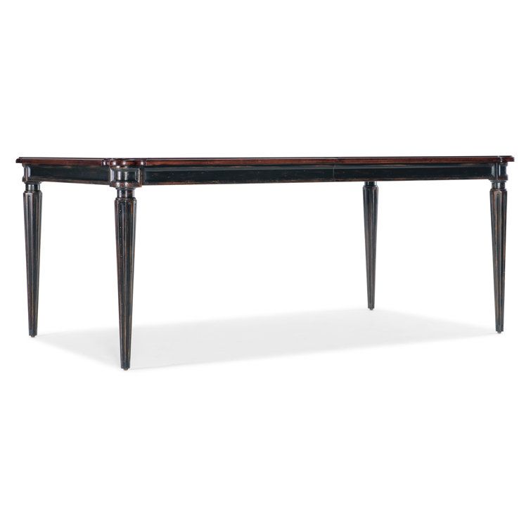 Charleston Black Cherry Extendable Rectangular Dining Table
