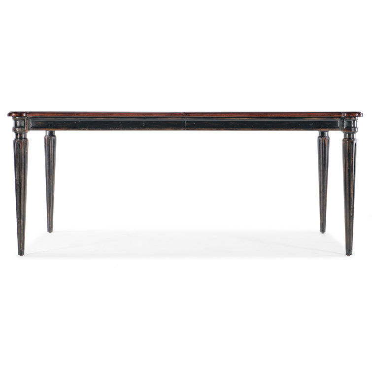 Charleston Black Cherry Extendable Rectangular Dining Table
