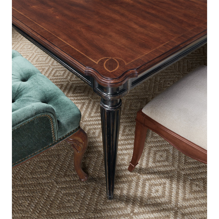 Charleston Black Cherry Extendable Rectangular Dining Table