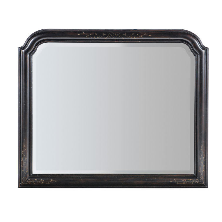 Charleston Black Cherry Rectangular Wall Mirror