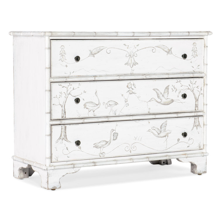 White Heron 44" Cream Maple Veneer Accent Chest