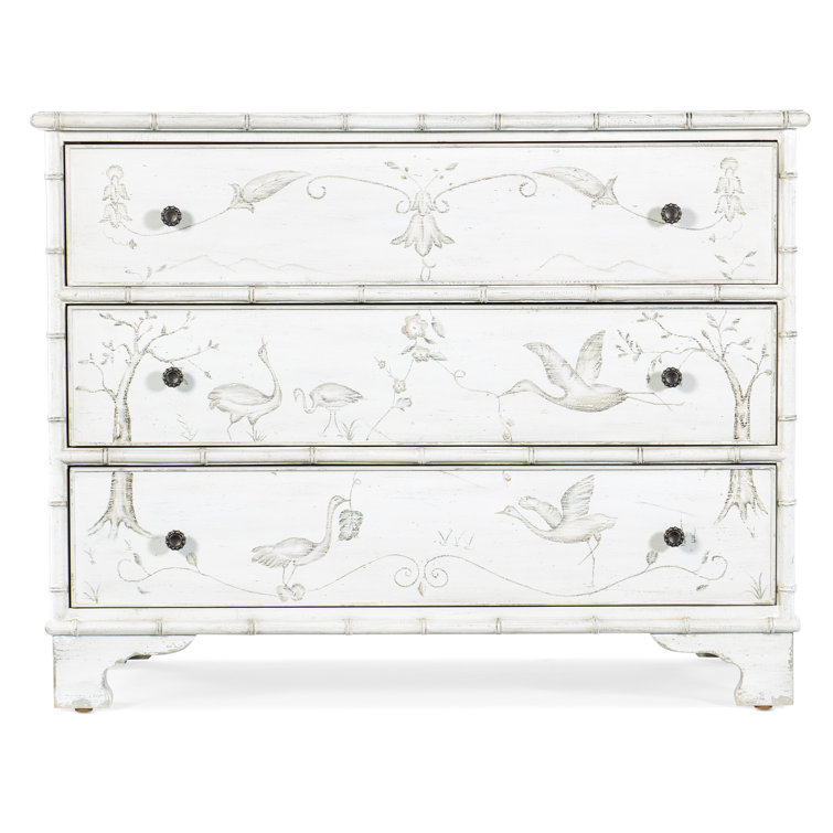White Heron 44" Cream Maple Veneer Accent Chest
