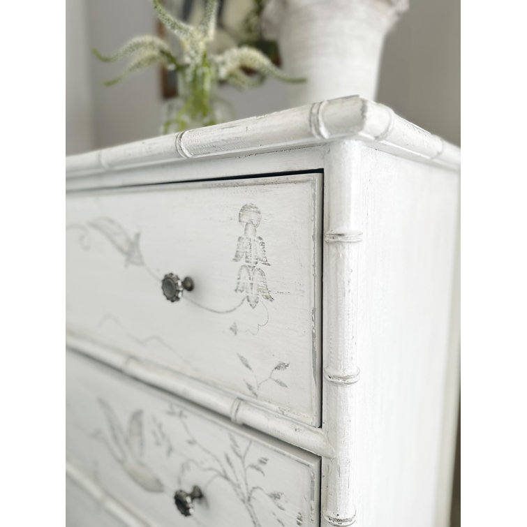 White Heron 44" Cream Maple Veneer Accent Chest