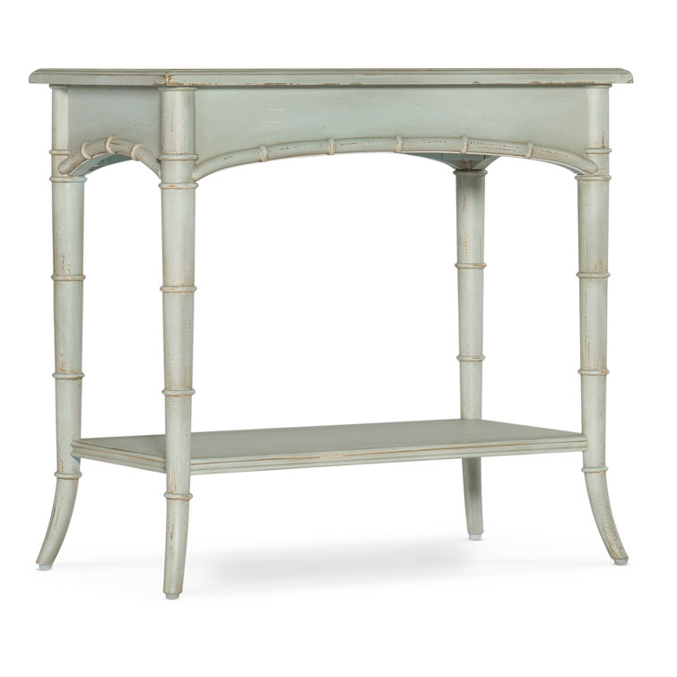Haint Blue Rectangular Maple Veneer End Table