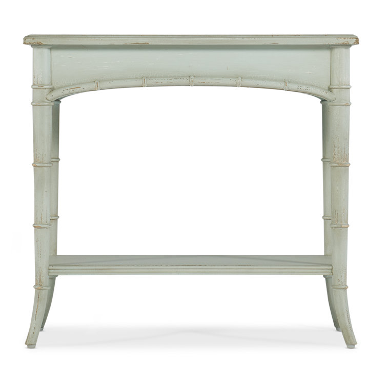 Haint Blue Rectangular Maple Veneer End Table