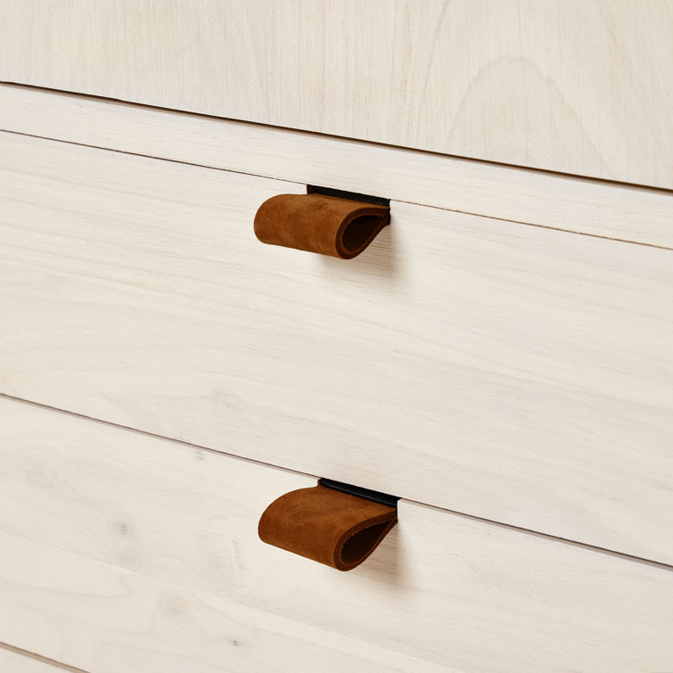 Dove Poplar Solid Wood Storage Cabinet with Metal Legs