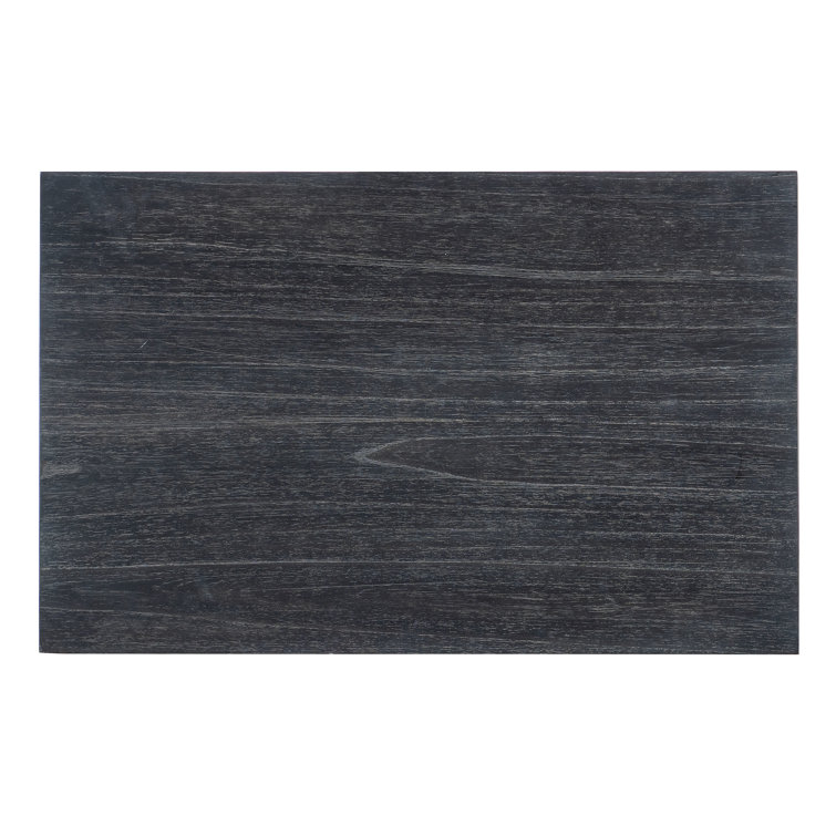Black Mindi Veneer 3-Drawer Lateral File Cabinet