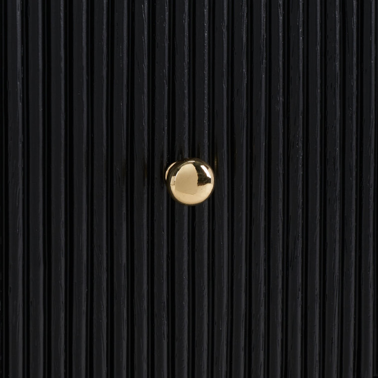 Liabella Black and Gold 6-Drawer Double Dresser