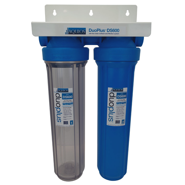 Aquios DS600 Jumbo DuoPlus Salt-Free Water Softener and Filter System