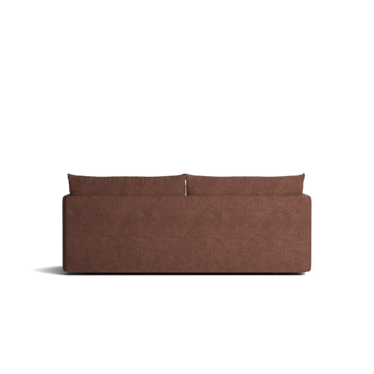Offset 2-Seater Cozy Bouclé Cotton Blend Sofa in Looped Acrylic