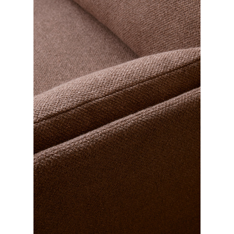 Offset 2-Seater Cozy Bouclé Cotton Blend Sofa in Looped Acrylic