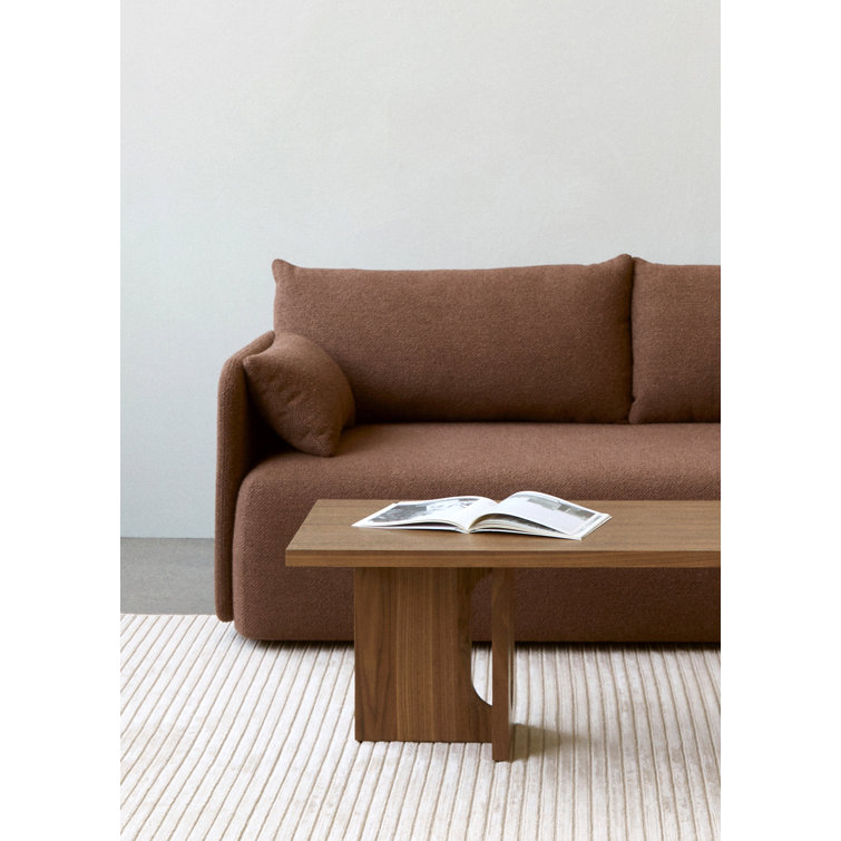 Offset 2-Seater Cozy Bouclé Cotton Blend Sofa in Looped Acrylic