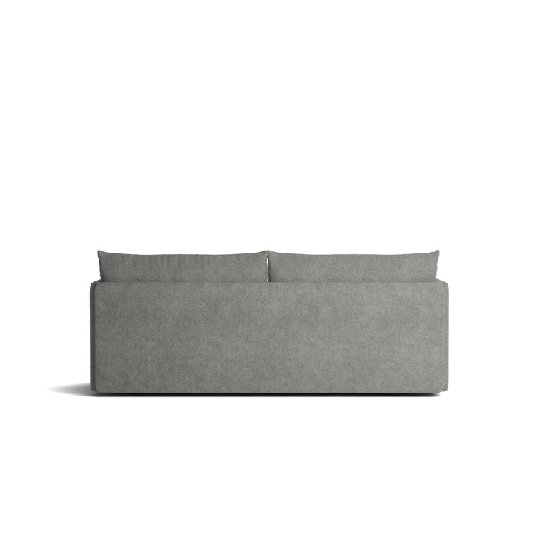 Gray Cotton Blend Bouclé 16 Two-Seater Sofa