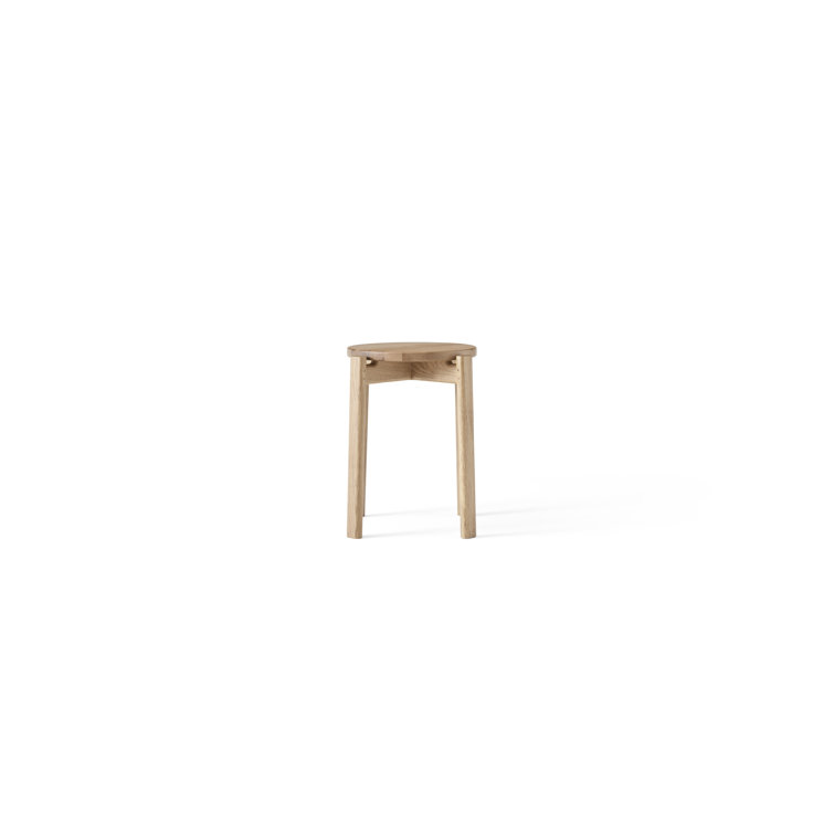 Audo Natural Oak Passage Accent Stool