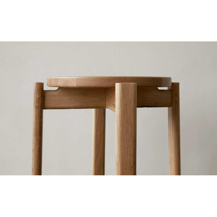 Audo Natural Oak Passage Accent Stool