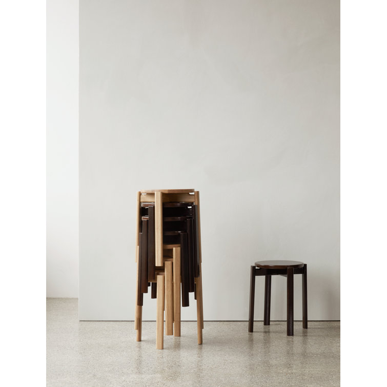 Audo Natural Oak Passage Accent Stool