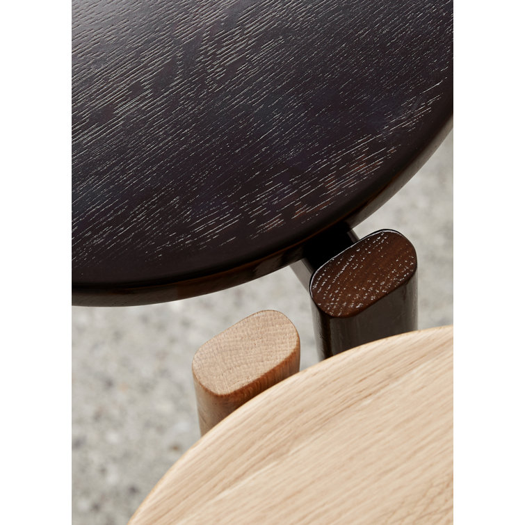 Audo Natural Oak Passage Accent Stool