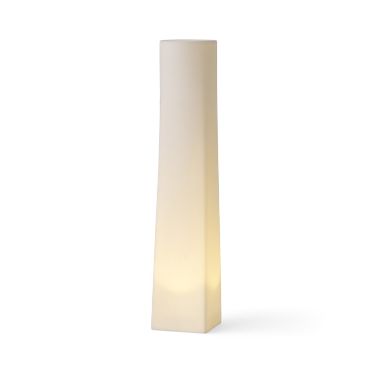White Flameless LED Winter Candle