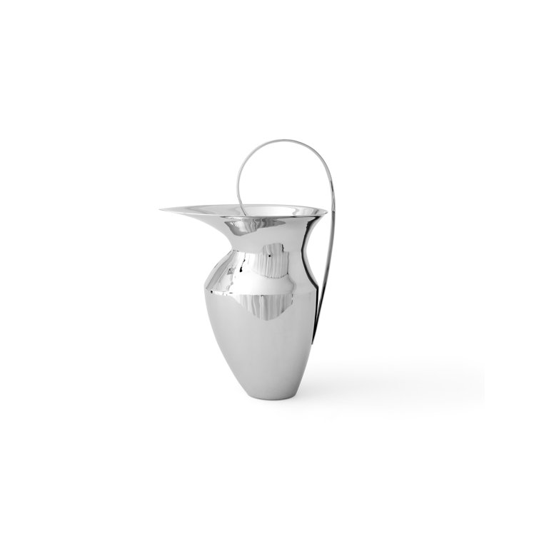 Etruscan Stainless Steel Mirror Polished Pitcher, 33 cm