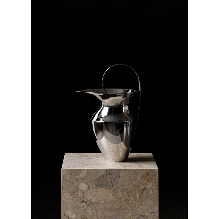 Etruscan Stainless Steel Mirror Polished Pitcher, 33 cm