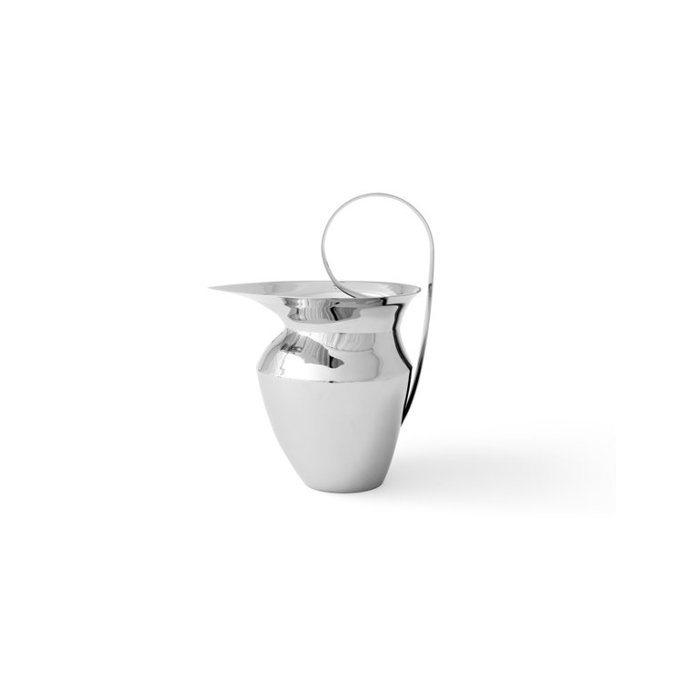Stainless Steel Mirror Polished Decorative Pitcher 11.9"