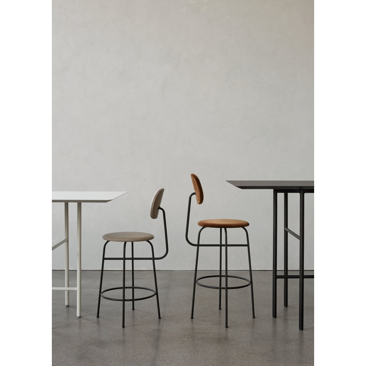 Fiord 961 Wool and Black Steel Frame Counter Stool