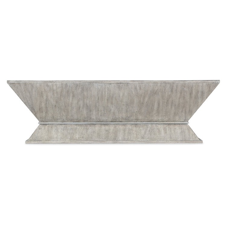 Gray Square Wood Cocktail Table with Storage