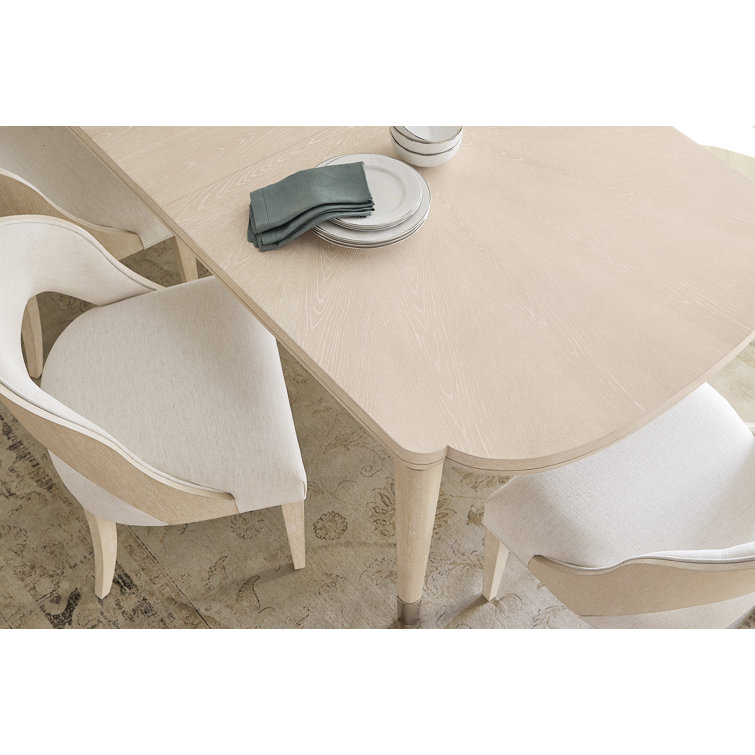 Nomad Snow Linen Upholstered Wood Side Chair