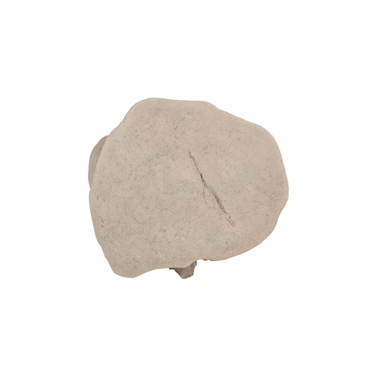 Roman Stone Large Outdoor-Use Cast Resin Log Stool