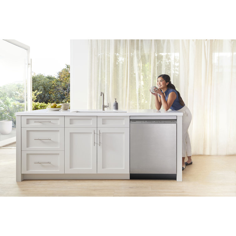 24" Stainless Steel Built-In Dishwasher with Top Control