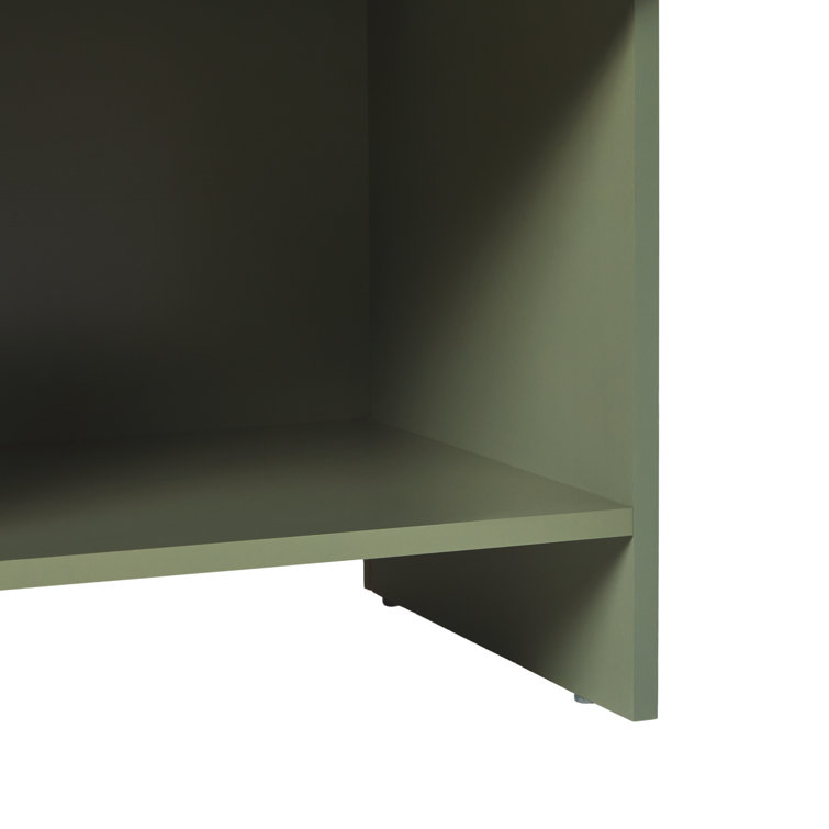 Scandi Minimalist Green 1-Drawer Nightstand