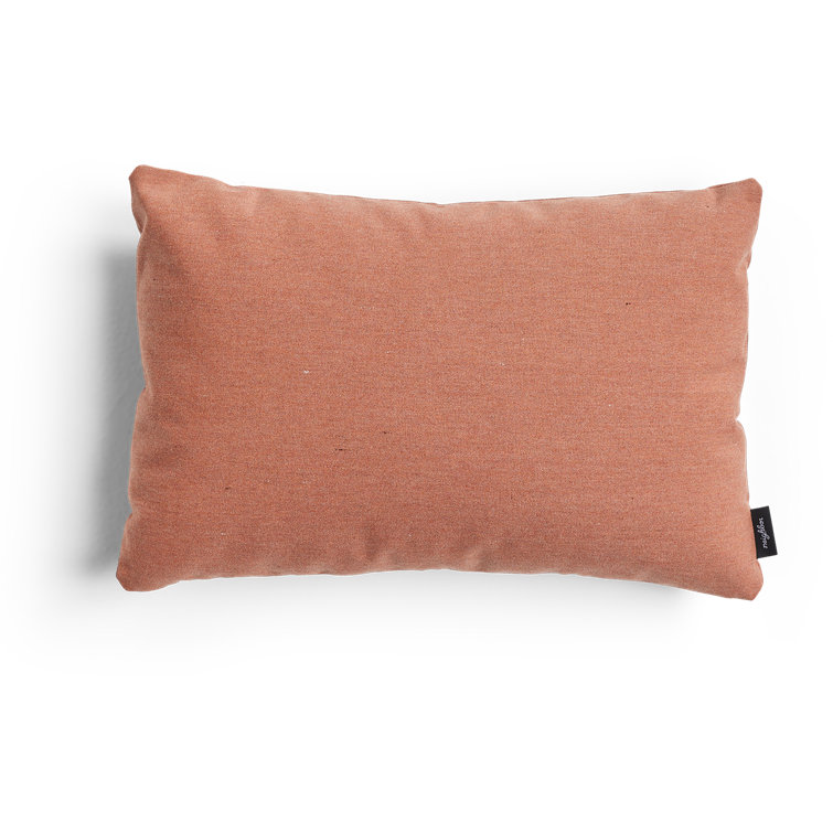 Sunbrella Rust Rectangular Indoor/Outdoor Throw Pillow 24 x 16