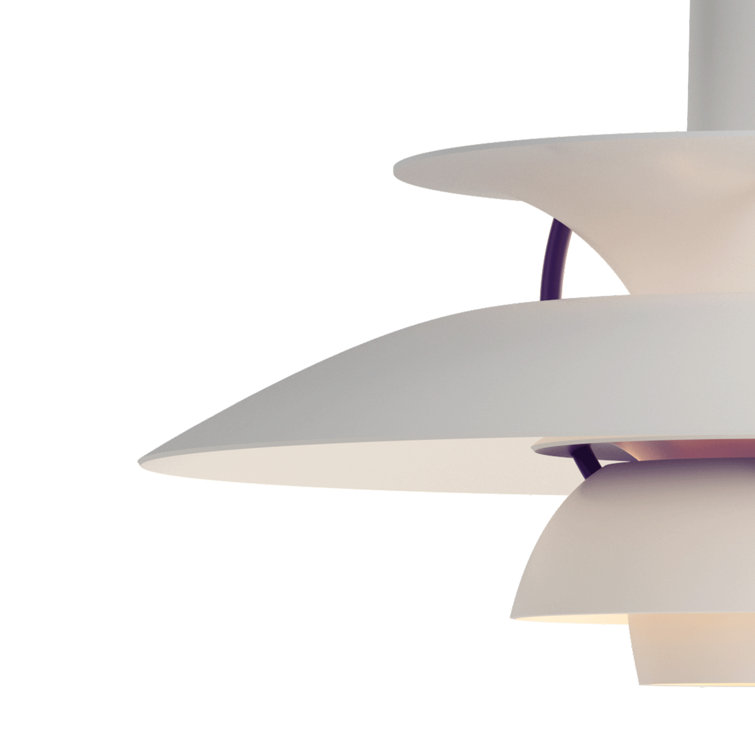 Classic White Aluminum Mini Pendant Light