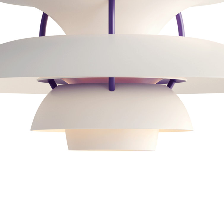 Classic White Aluminum Mini Pendant Light