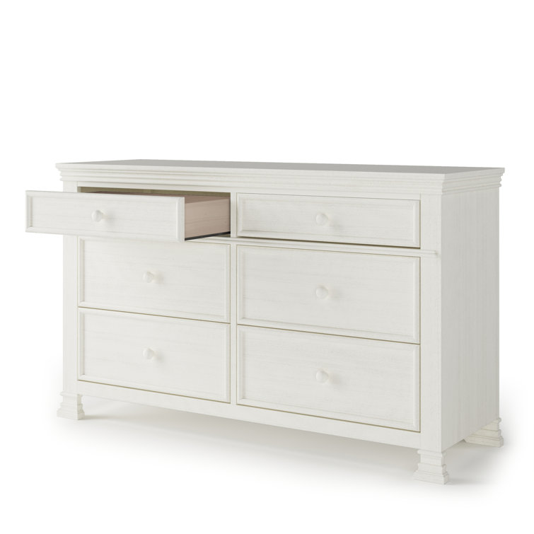 Vintage Linen Double Dresser with Soft Close Drawers