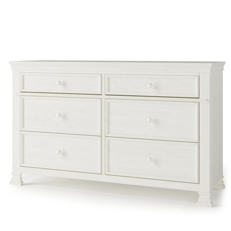 Vintage Linen Double Dresser with Soft Close Drawers