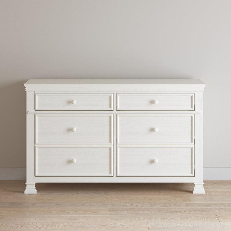 Vintage Linen Double Dresser with Soft Close Drawers