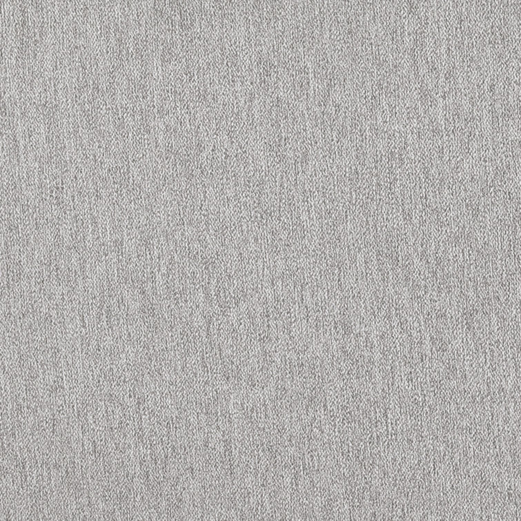 Light Gray Tufted Fabric Loveseat with Ottoman and Wood Legs